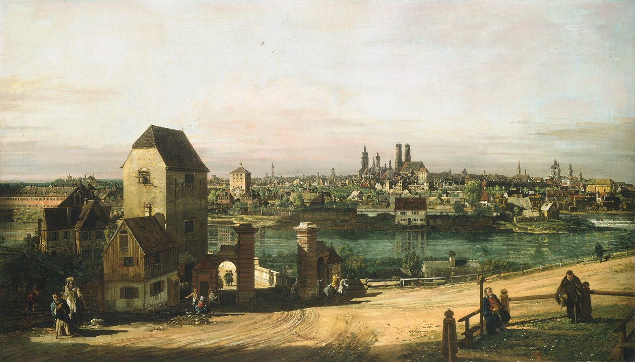 Veduta di Monaco da Bernardo Bellotto and Workshop