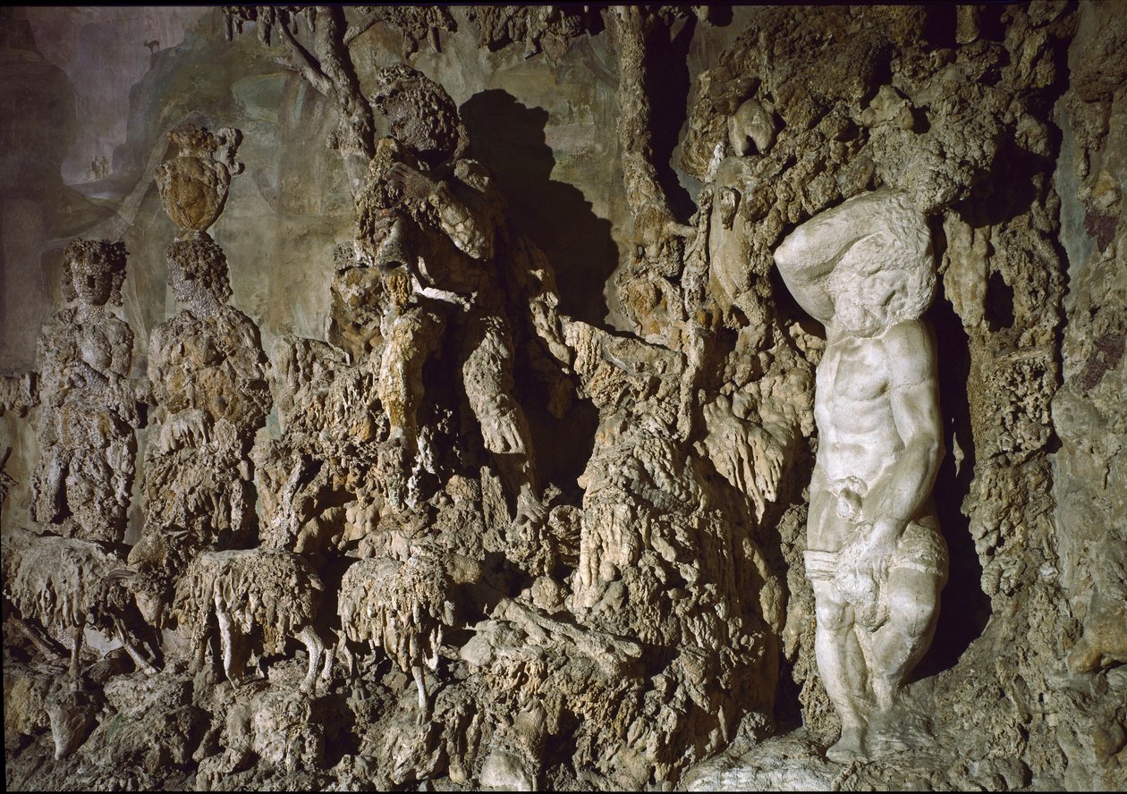Vista interna della grotta di Boboli (dettaglio) da Bernardo Buontalenti