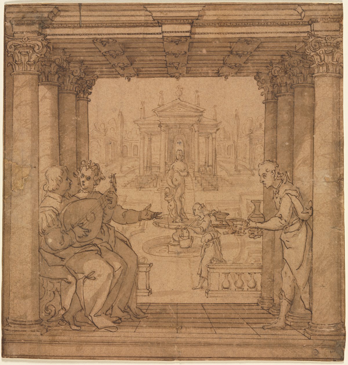 Illustrazione dalla Gerusalemme Liberata di Torquato Tasso da Bernardo Castello