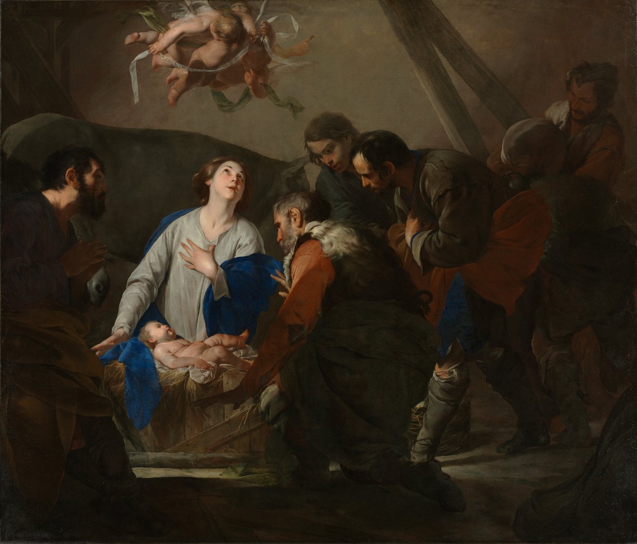 Adorazione dei Pastori da Bernardo Cavallino