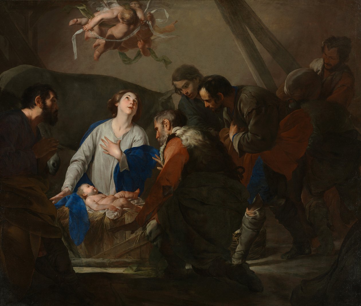 Adorazione dei pastori da Bernardo Cavallino
