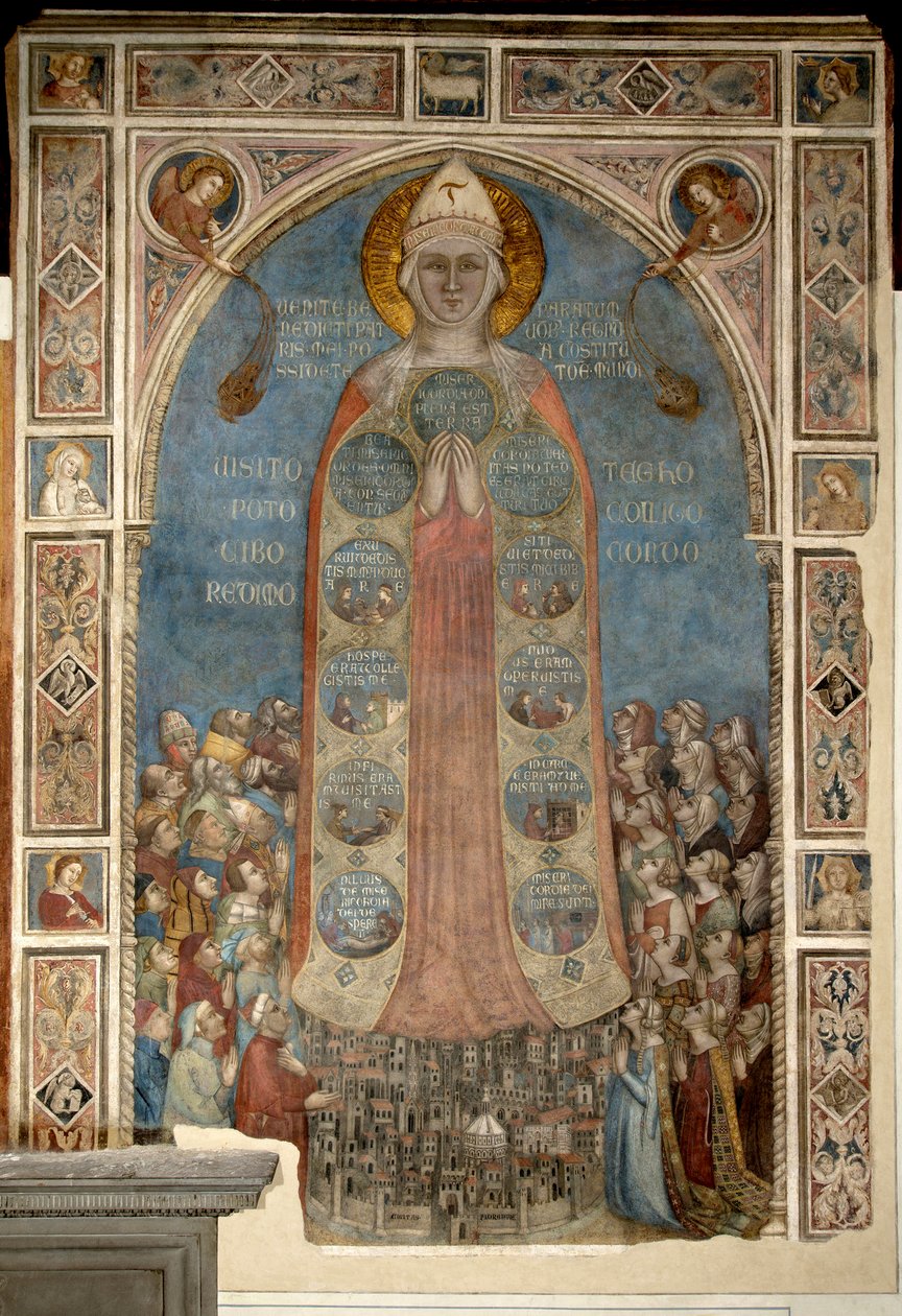 Madonna della Misericordia di Bernardo Daddi (1290-1350) da Bernardo Daddi