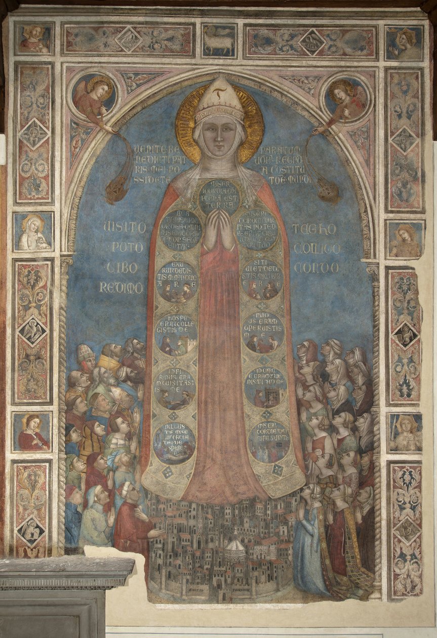 Madonna della Misericordia, 1342 da Bernardo Daddi