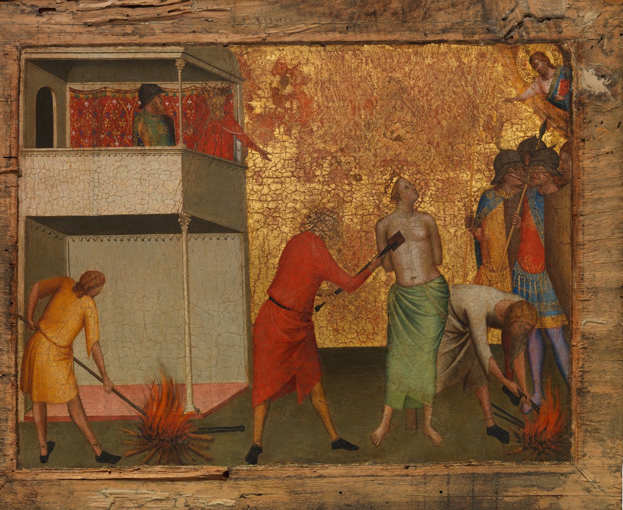 Santa Reparata Torturata con Ferri Roventi da Bernardo Daddi