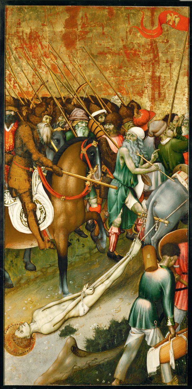 Quattro scene del martirio di San Giorgio ... da Bernardo Martorell