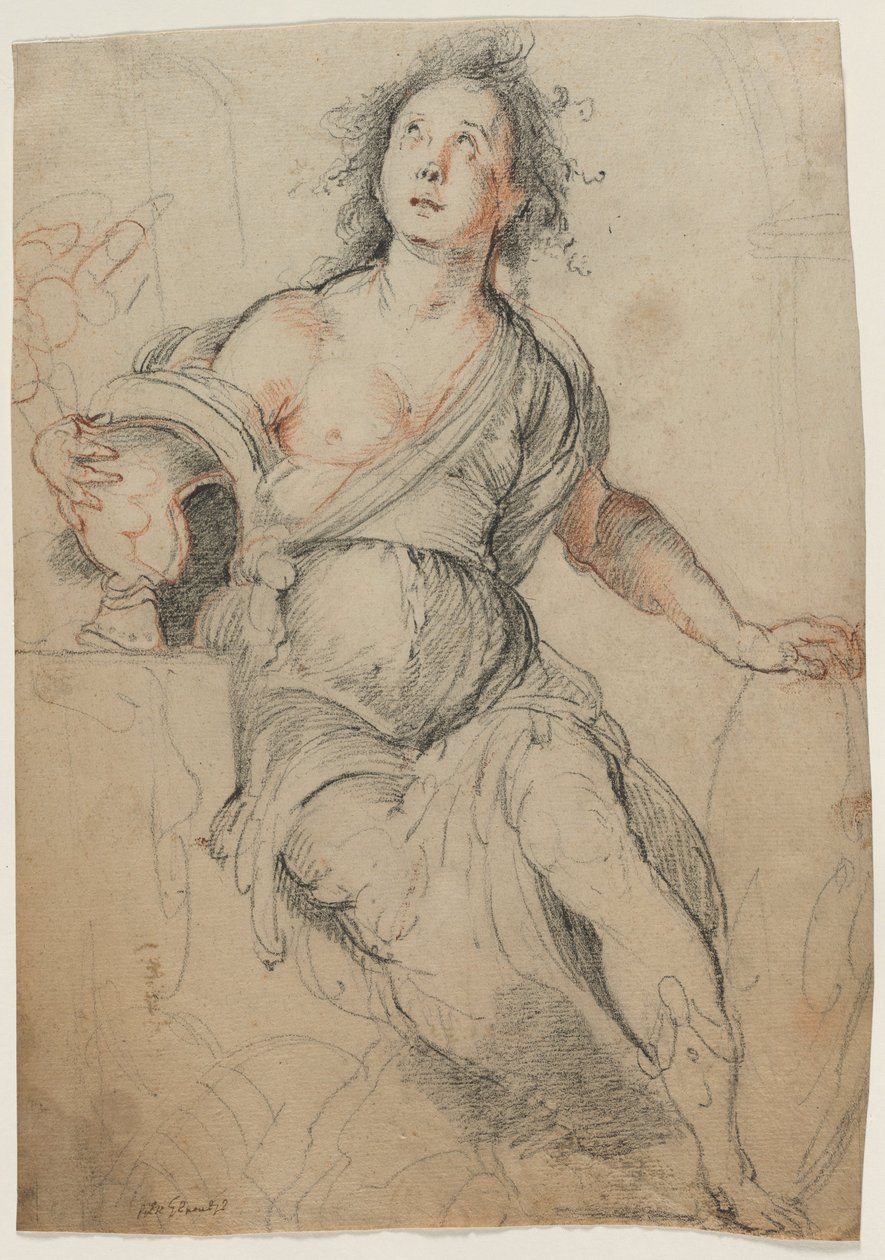 Figura allegorica, c.1635 da Bernardo Strozzi