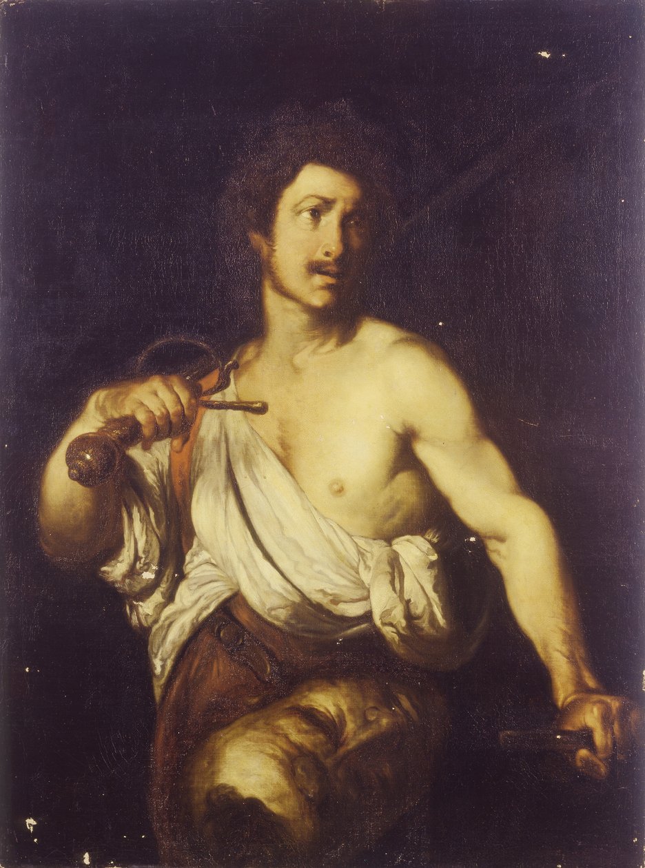 Davide con la testa di Golia, c. 1635 da Bernardo Strozzi