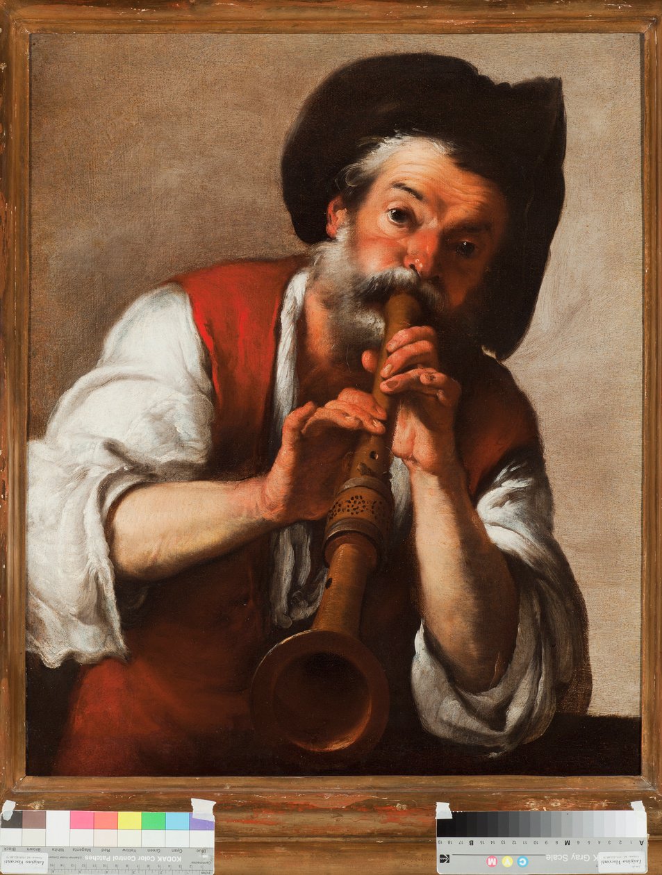 Il pifferaio da Bernardo Strozzi