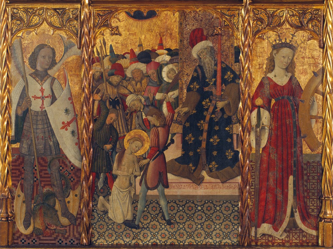San Michele, Martirio di Santa Eulalia e Santa Caterina da Bernat Martorell