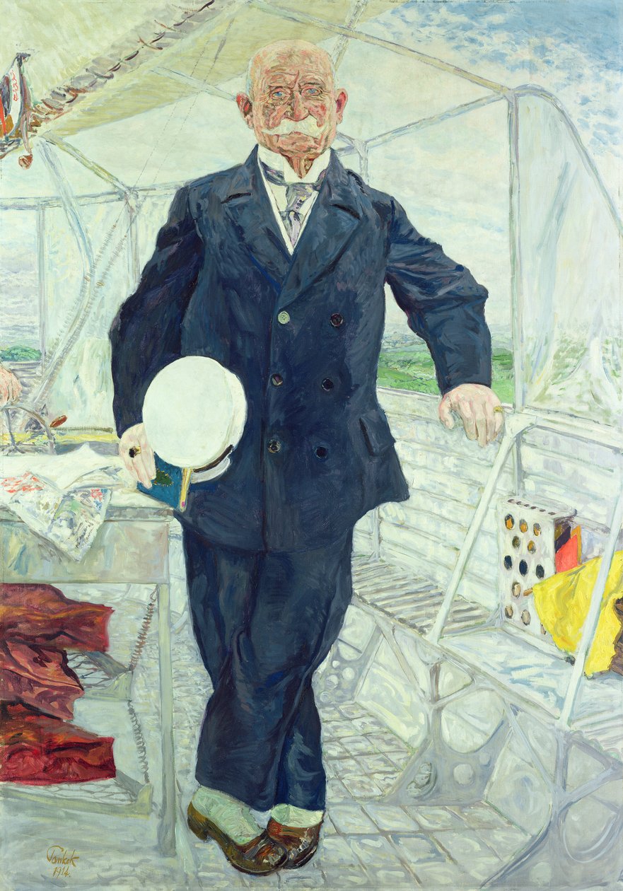 Conte Zeppelin (1838-1917) 1914 da Bernhard Pankok