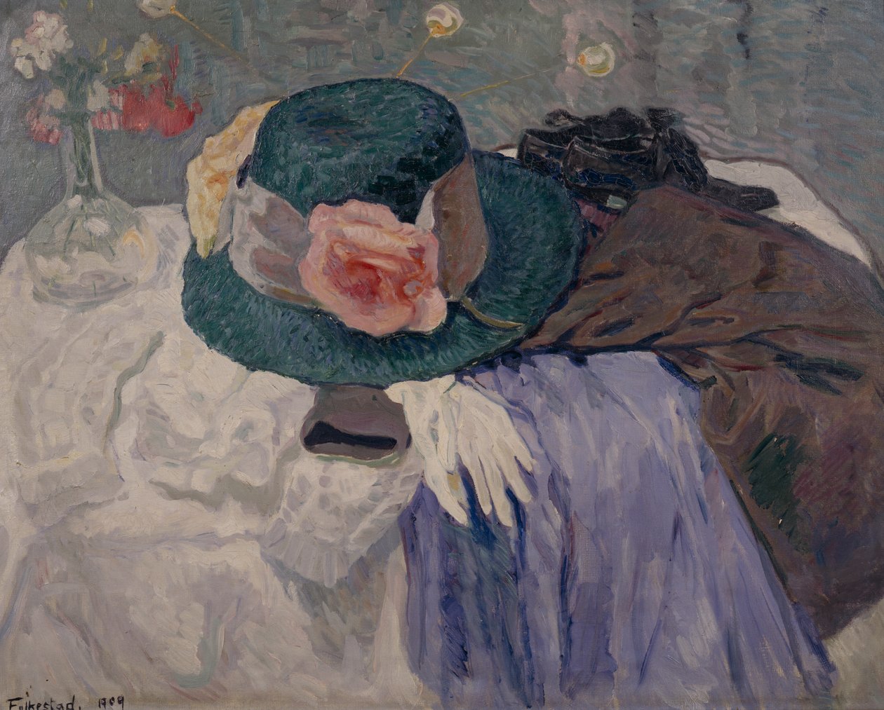 Il cappello verde da Bernhard Dorotheus Folkestad