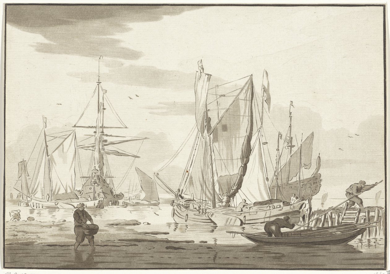 Scarico delle navi ormeggiate da Bernhard Schreuder