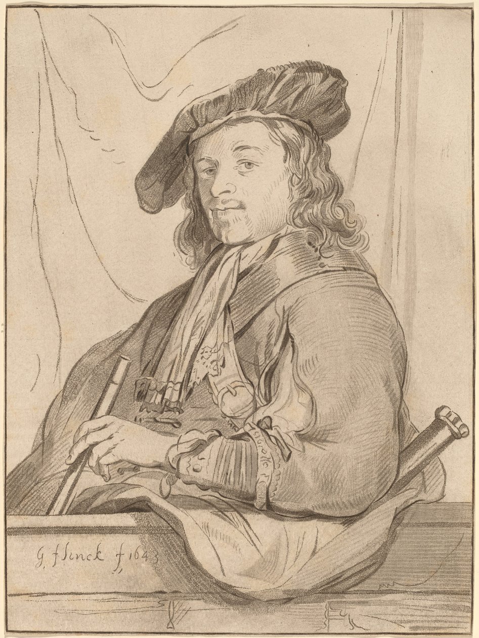 Uomo al parapetto, 1773, pubblicato 1774 da Bernhard Schreuder
