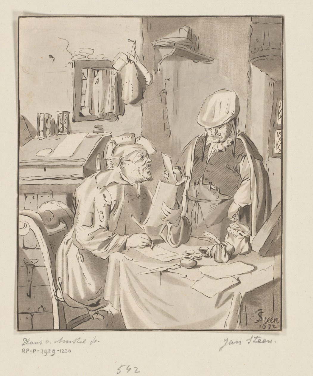 Autore di una lettera da Bernhard Schreuder