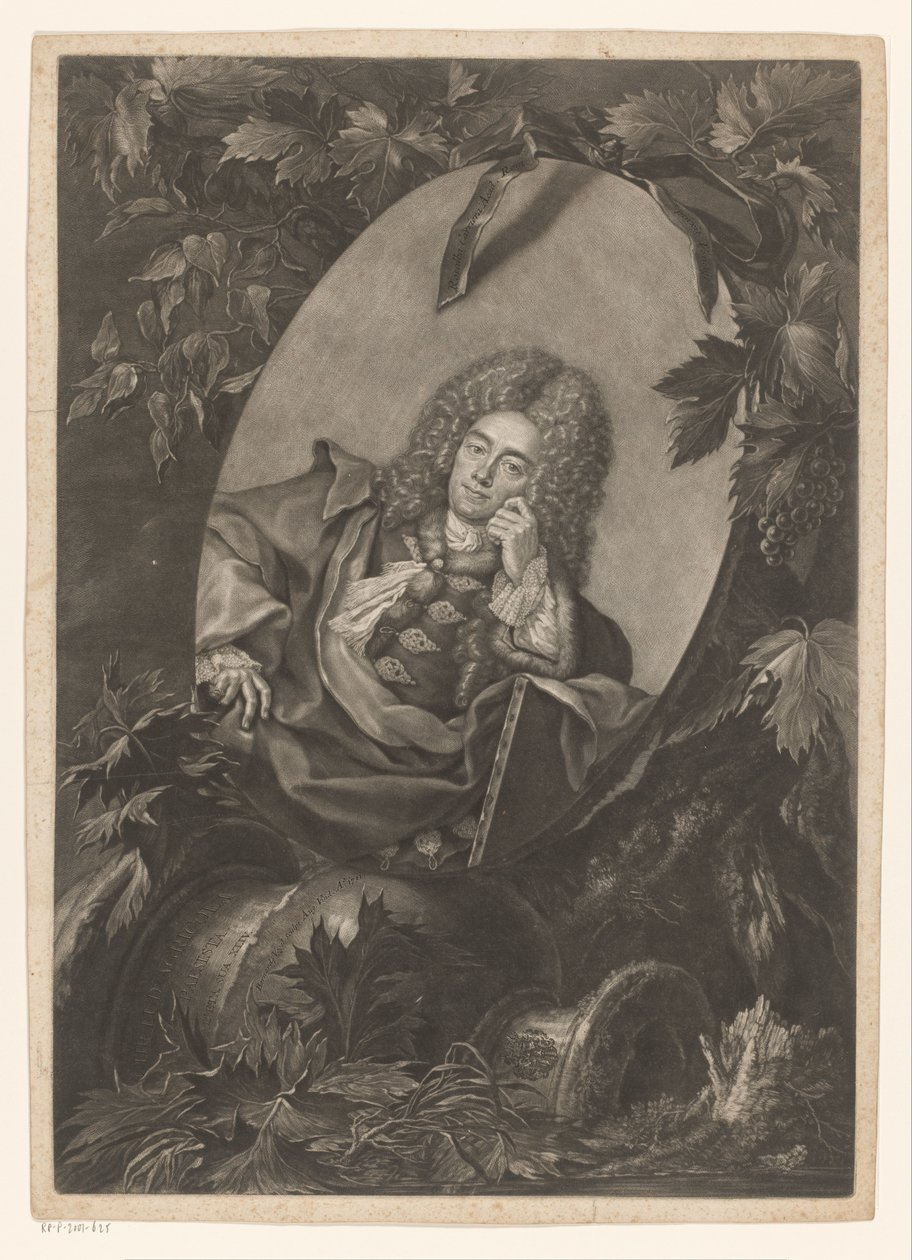 Ritratto di Christoph Ludwig Agricola da Bernhard Vogel