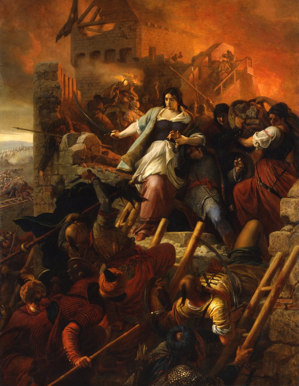Le donne di Eger, 1867 da Bertalan Székely