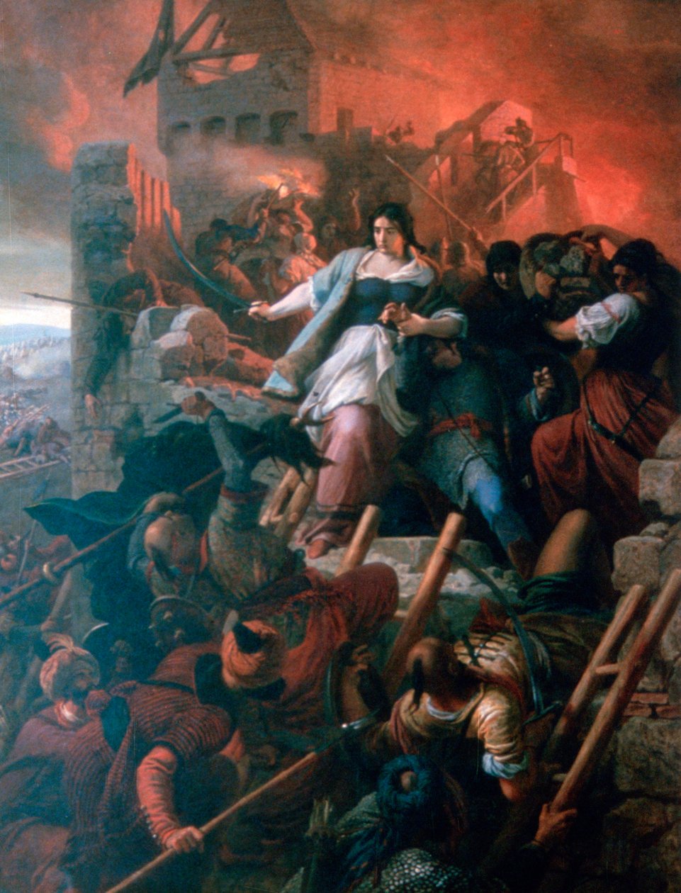 Le donne di Eger, 1867 da Bertalan Székely