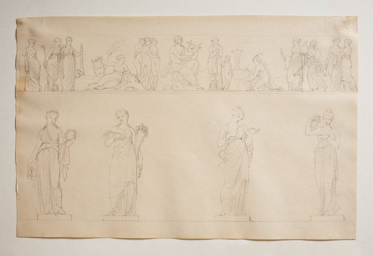 Apollo, le Grazie e le Muse da Bertel Thorvaldsen