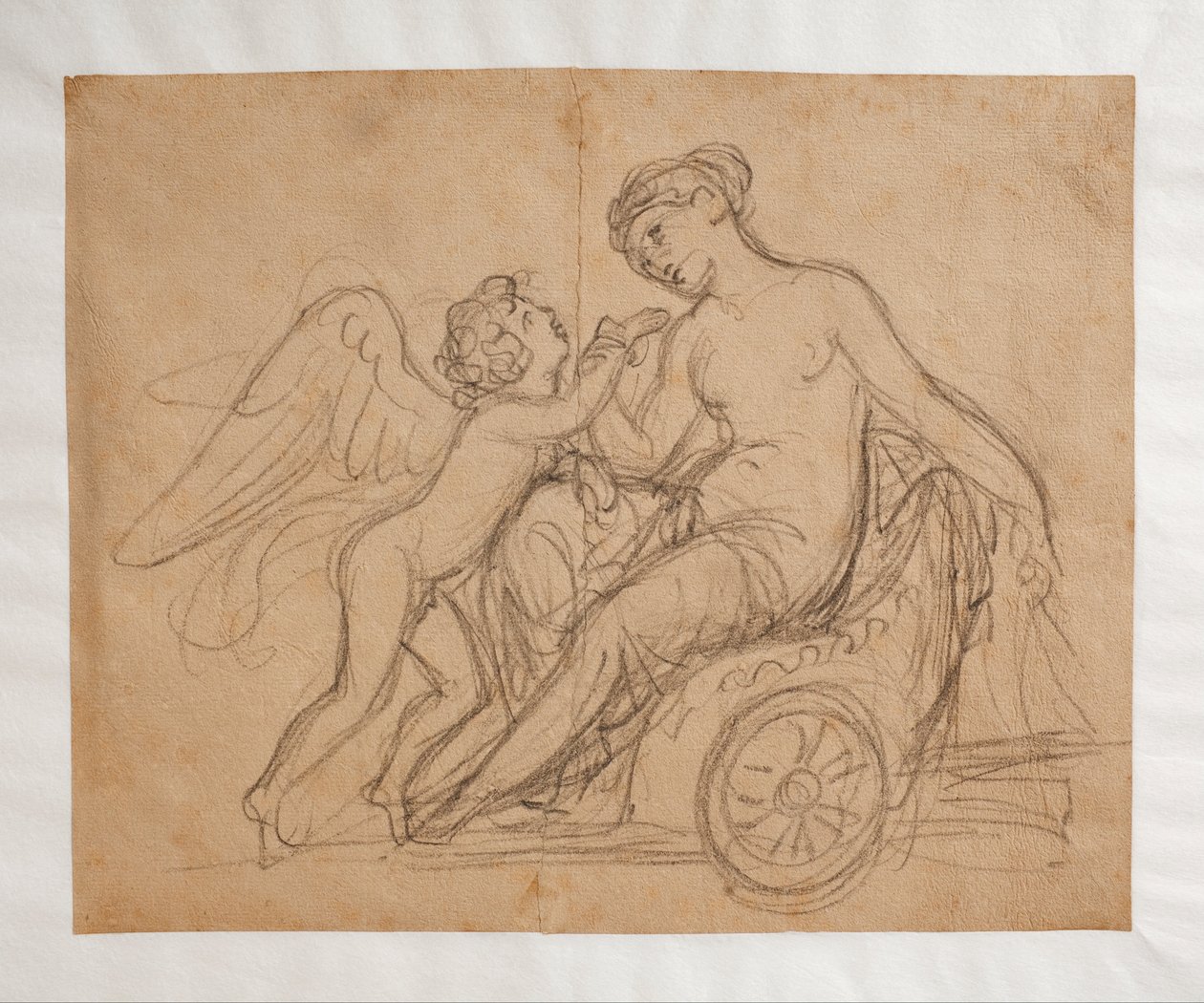 Cupido si lamenta con Venere per una puntura d