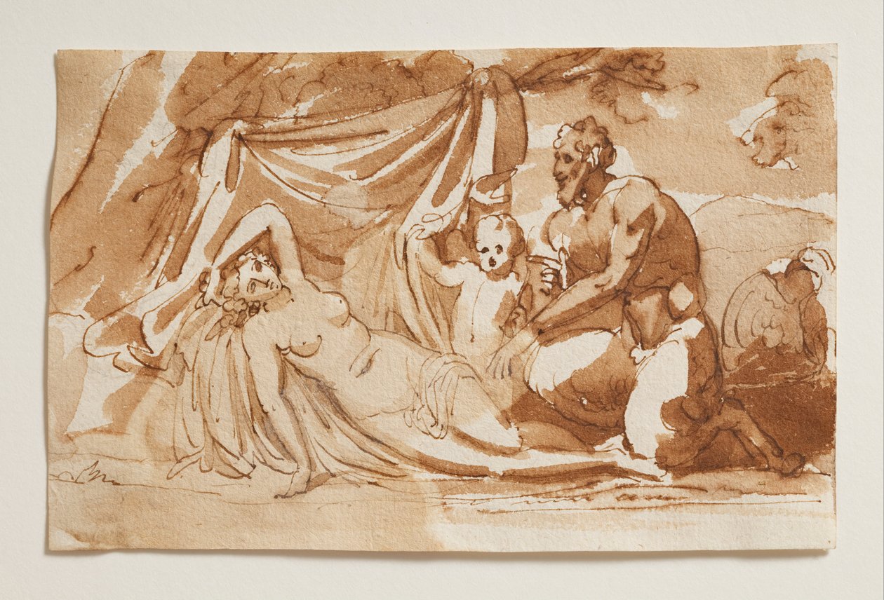 Giove come satiro e Antiope da Bertel Thorvaldsen