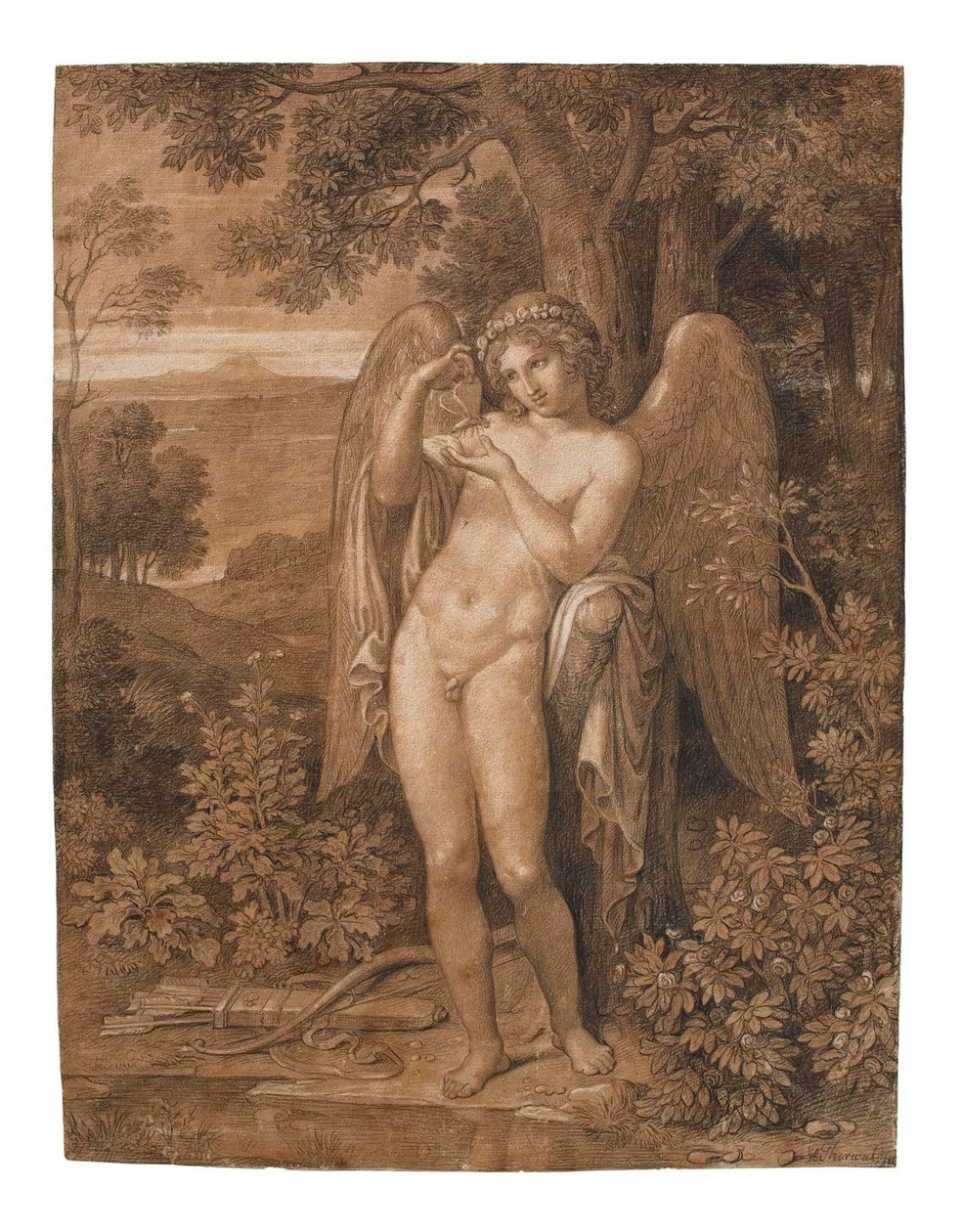 Cupido con una farfalla da Bertel Thorvaldsen