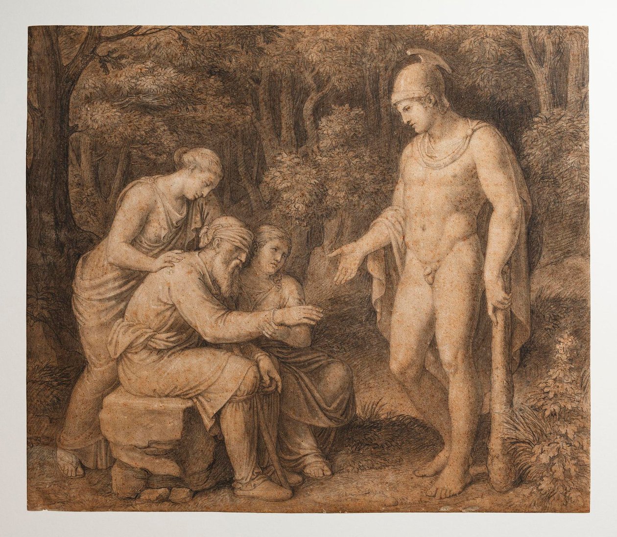 Edipo a Colono da Bertel Thorvaldsen