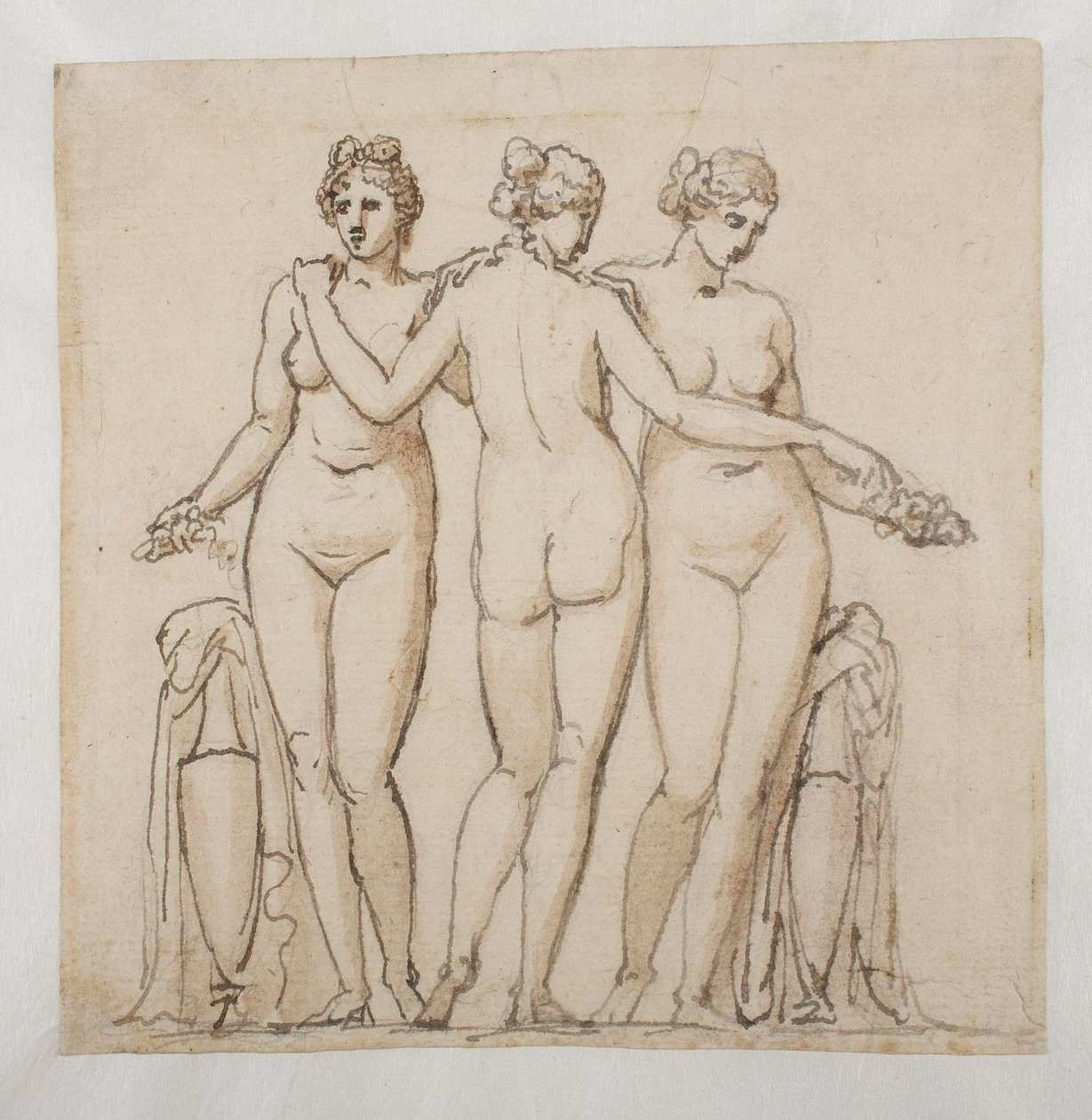 Le tre Grazie da Bertel Thorvaldsen