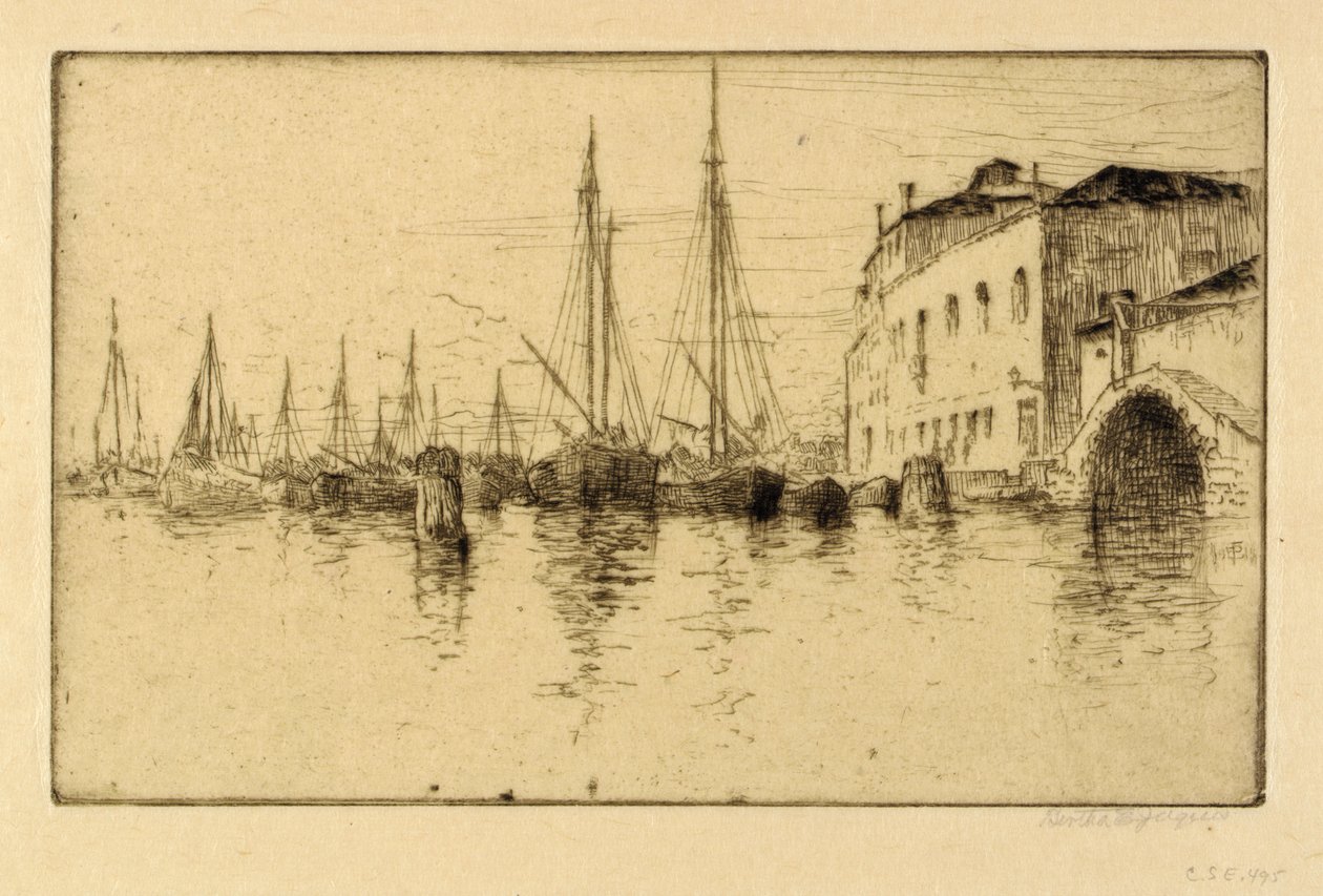 Lungo la Giudecca, Venezia da Bertha E. Jaques