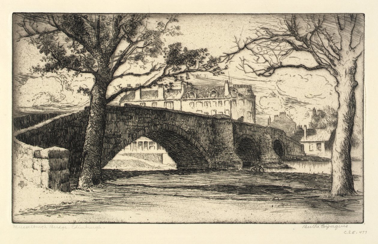 Ponte di Musselburgh, Edimburgo da Bertha E. Jaques