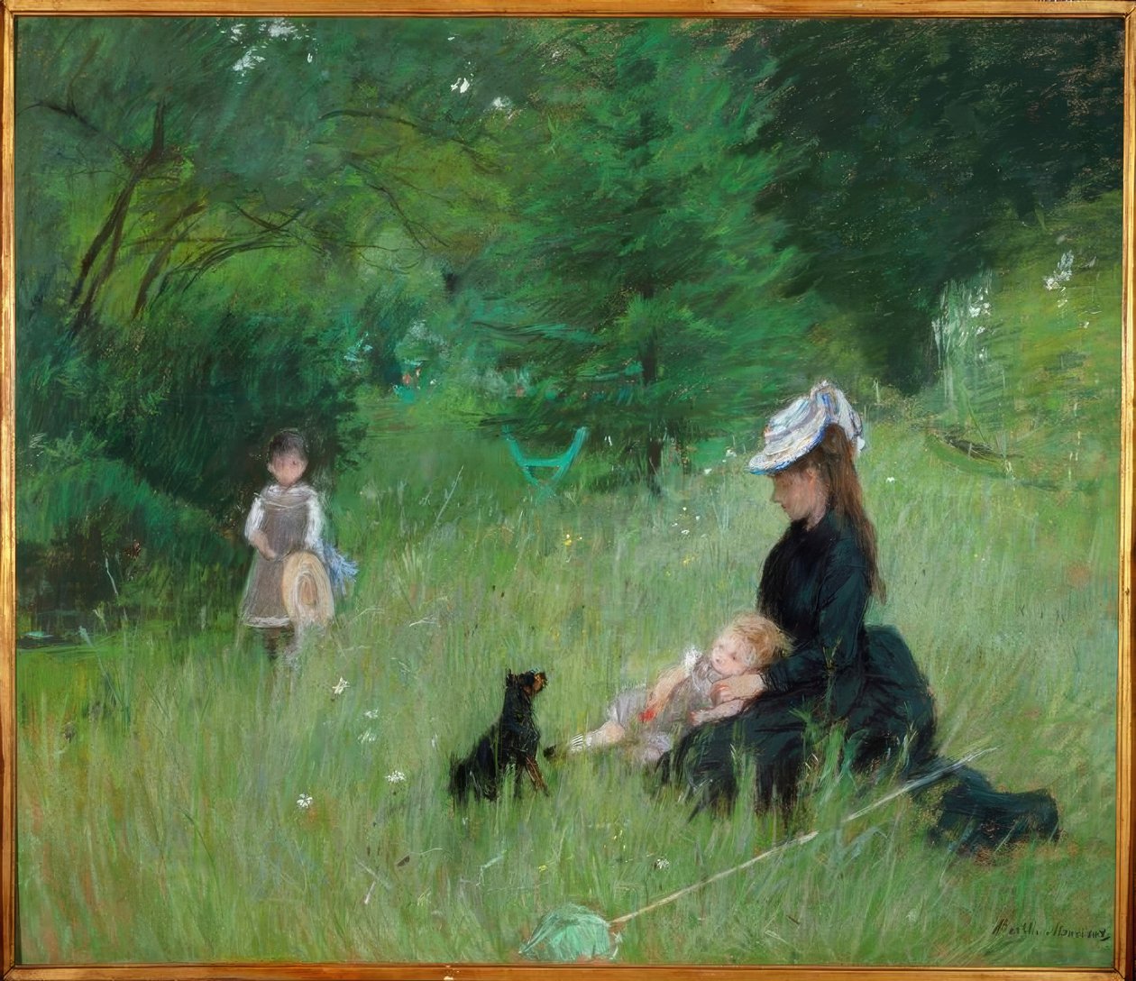 In un parco da Berthe Morisot