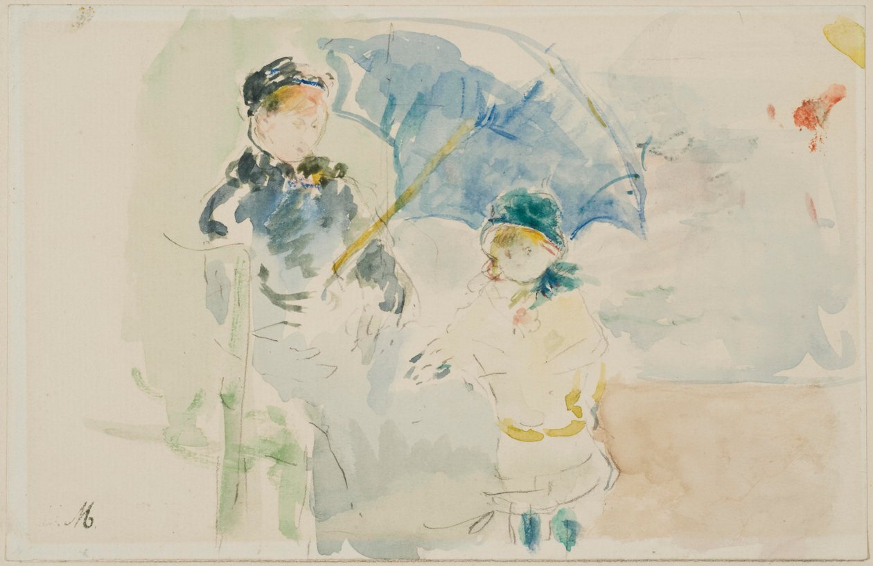 Spiaggia di Nizza da Berthe Morisot
