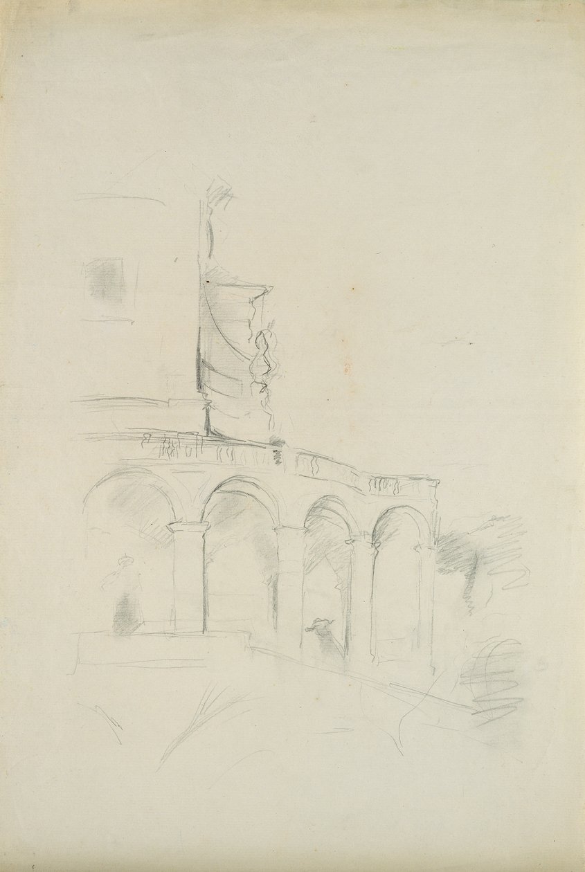 Villa a Saint-Pons a Nizza, 1889 da Berthe Morisot