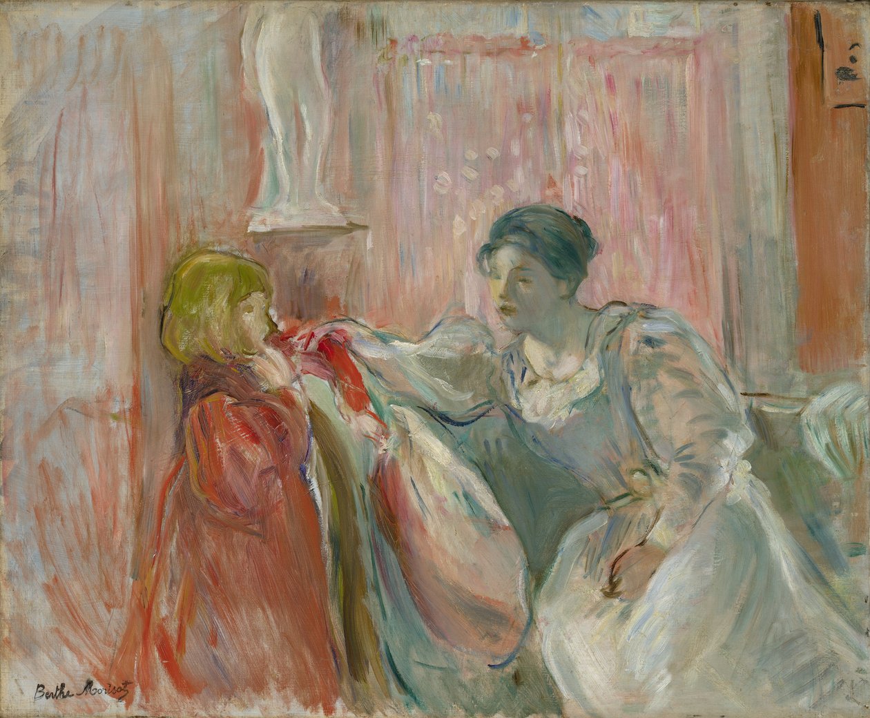Giovane donna e bambino, 1894 da Berthe Morisot