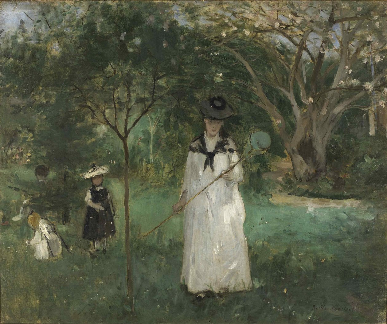 Chasse aux papillons, 1874 da Berthe Morisot