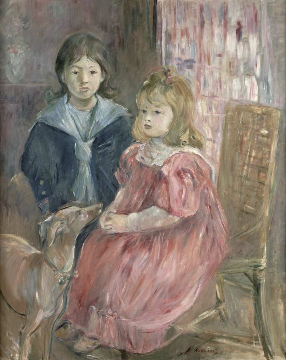 Doppio ritratto di Charley e Jeannie Thomas, figli del cugino dell