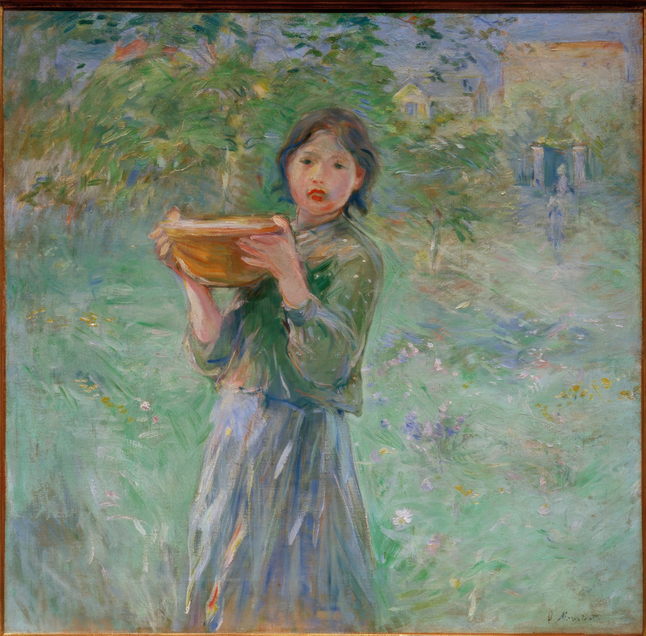 La ciotola di latte da Berthe Morisot