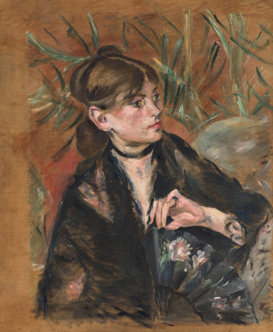 Bambina con capelli biondi da Berthe Morisot