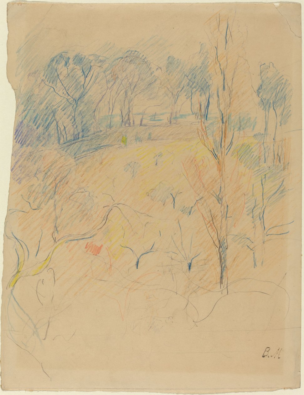 Paesaggio primaverile, c. 1890-1891 da Berthe Morisot