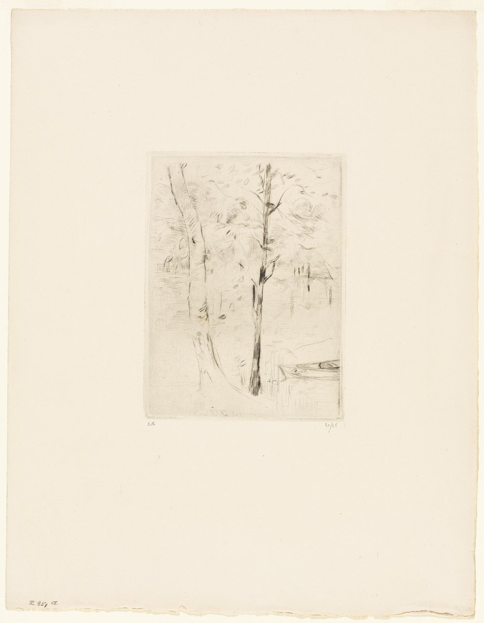 Il lago del Bois de Boulogne da Berthe Morisot