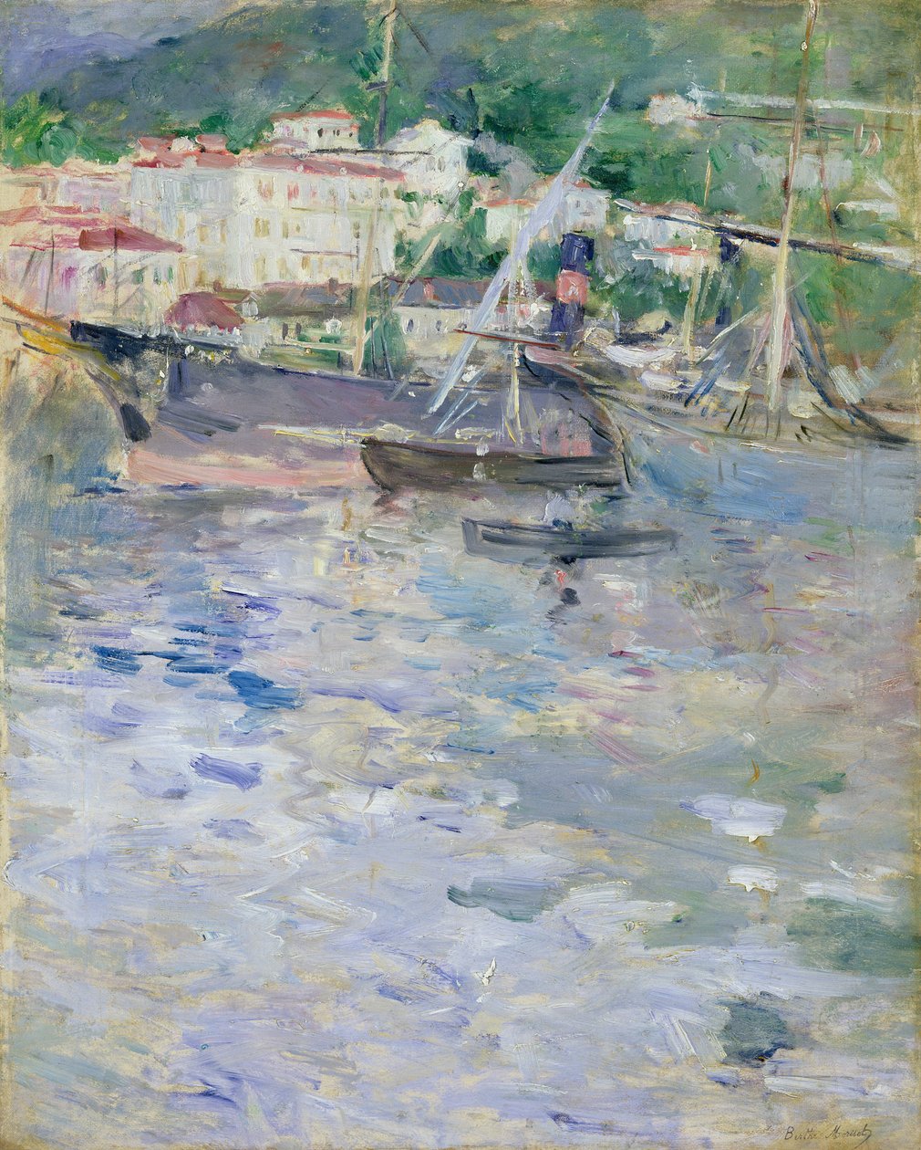 Il porto di Nizza da Berthe Morisot