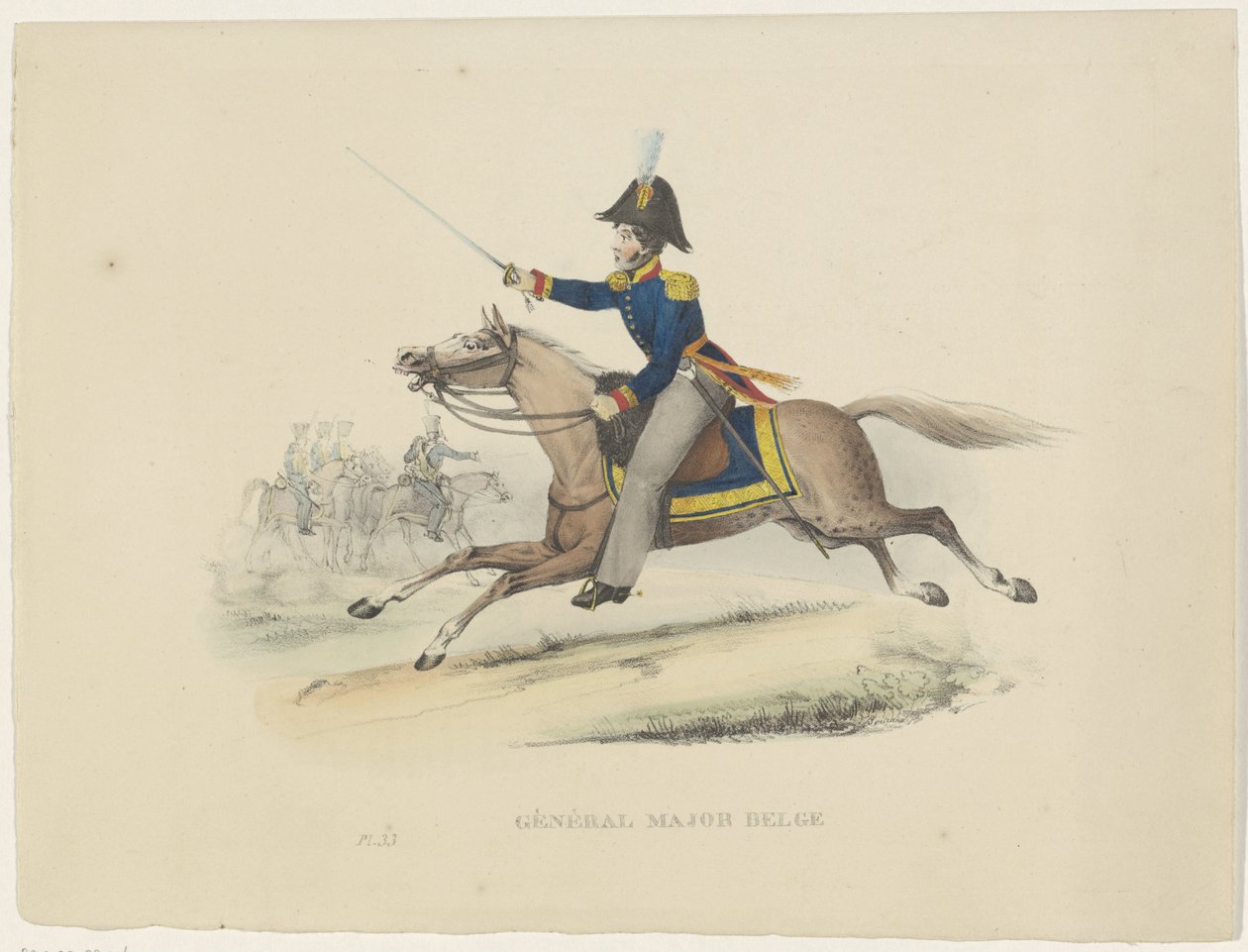 Generale maggiore belga, 1830 da Bertrand