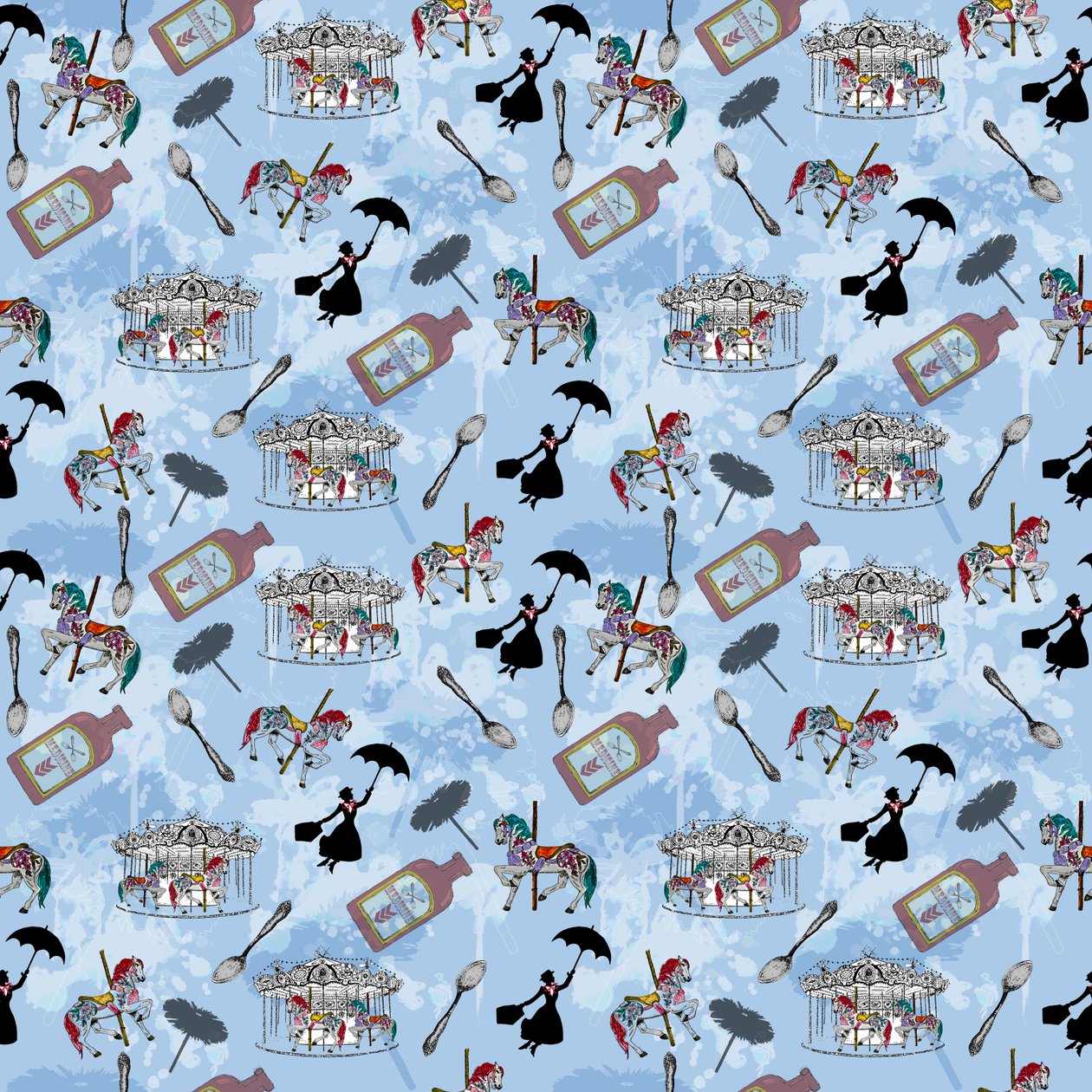 Mary Poppins, 2015 (modello ripetuto) da Beth Travers