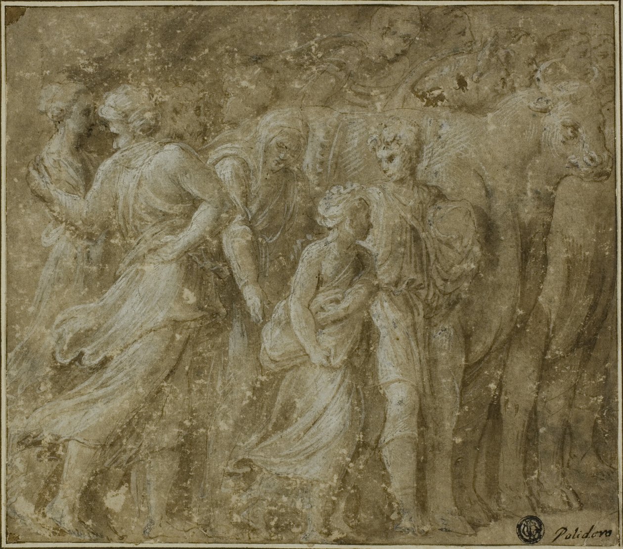 Processione di figure e buoi da Biagio Pupini