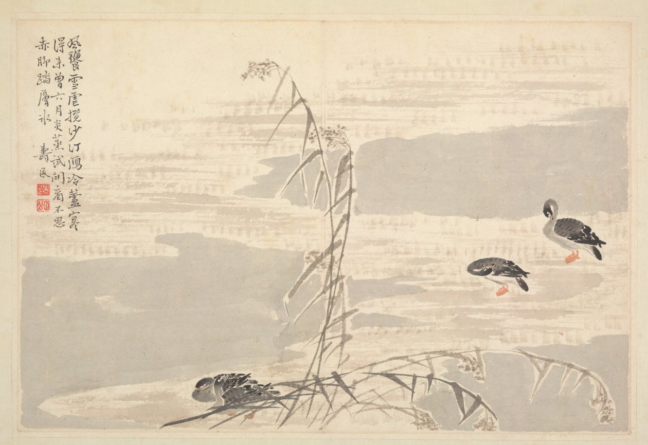 Album di Calligrafia e Dipinti da Bian Shoumin