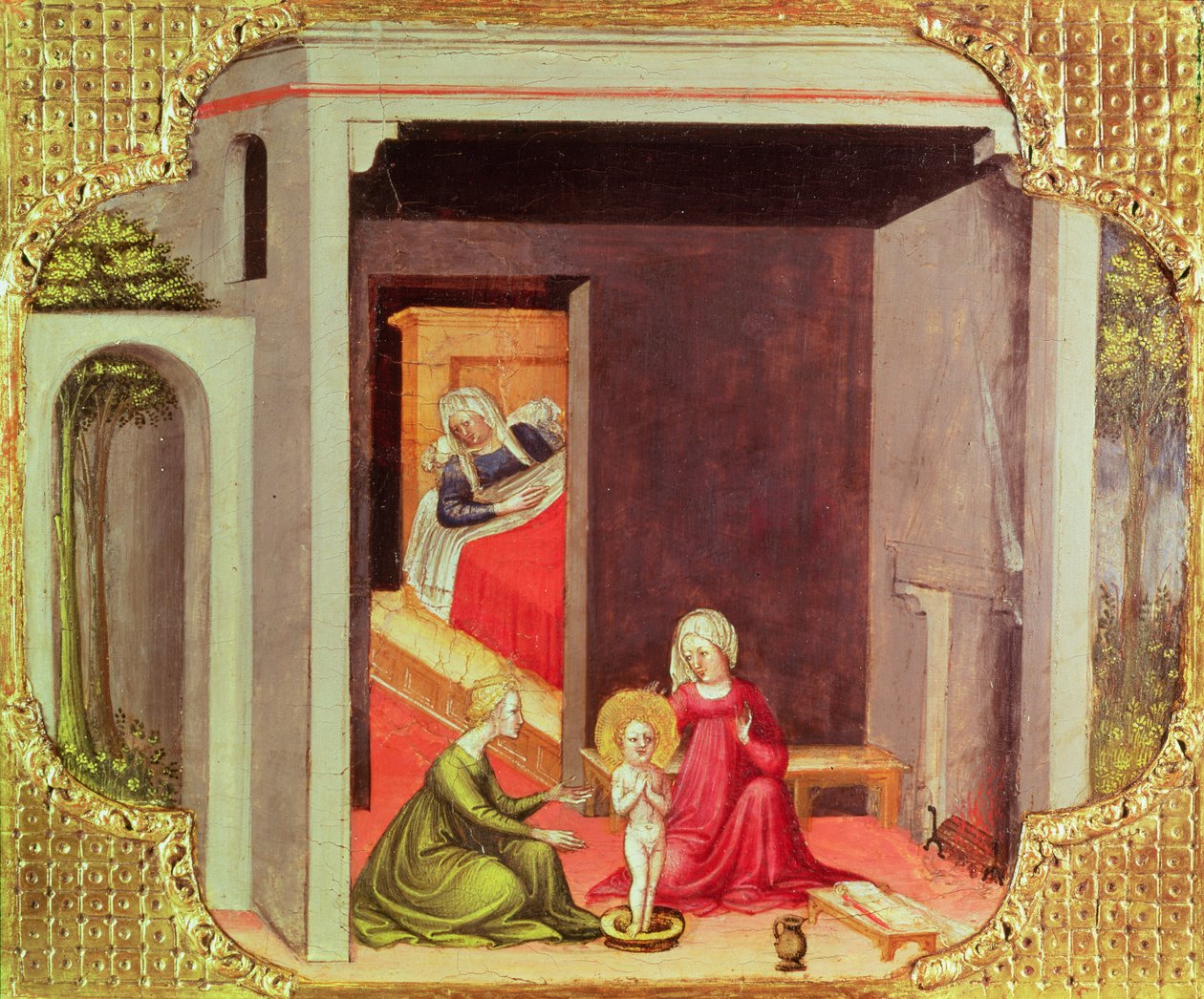 La nascita di San Nicola da Bicci di Lorenzo