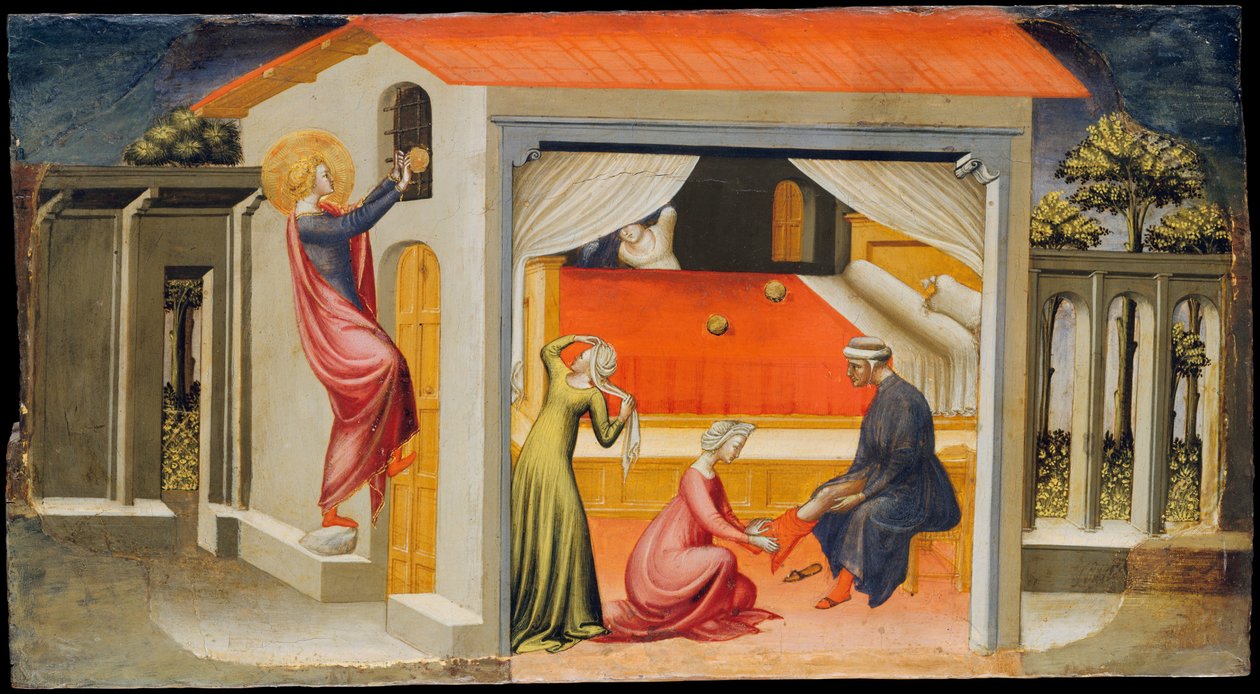 San Nicola che dona le doti da Bicci di Lorenzo
