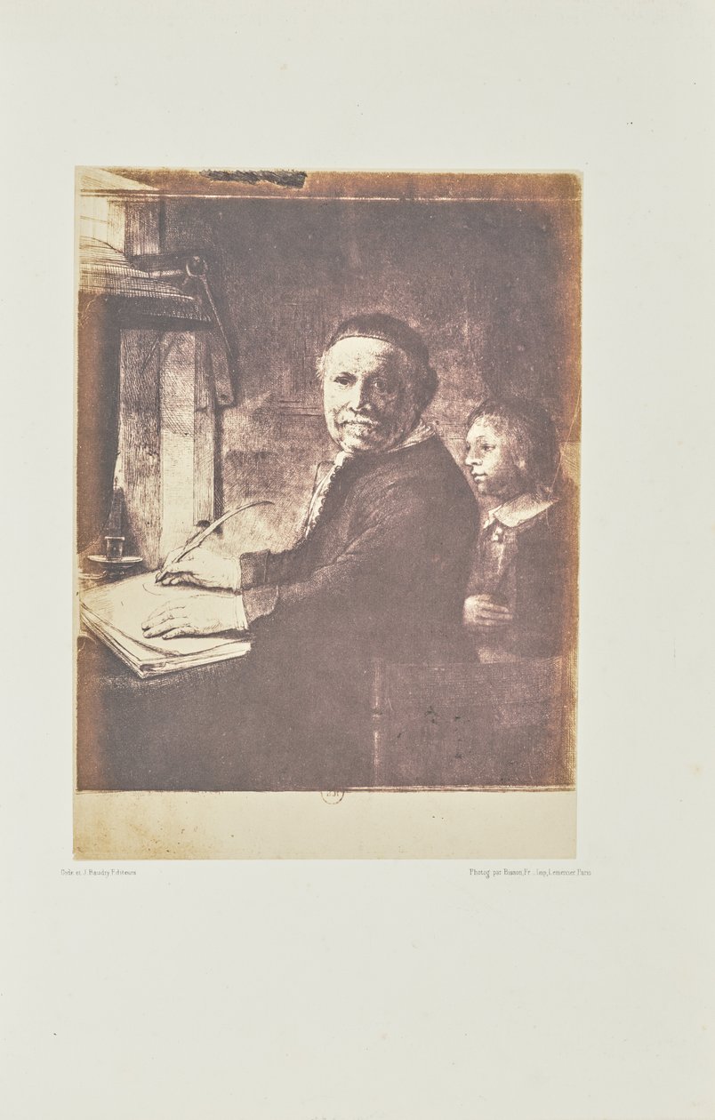 [Lieven Willemsz. van Coppenol, maestro di scrittura: il piatto più piccolo]. da Bisson Frères