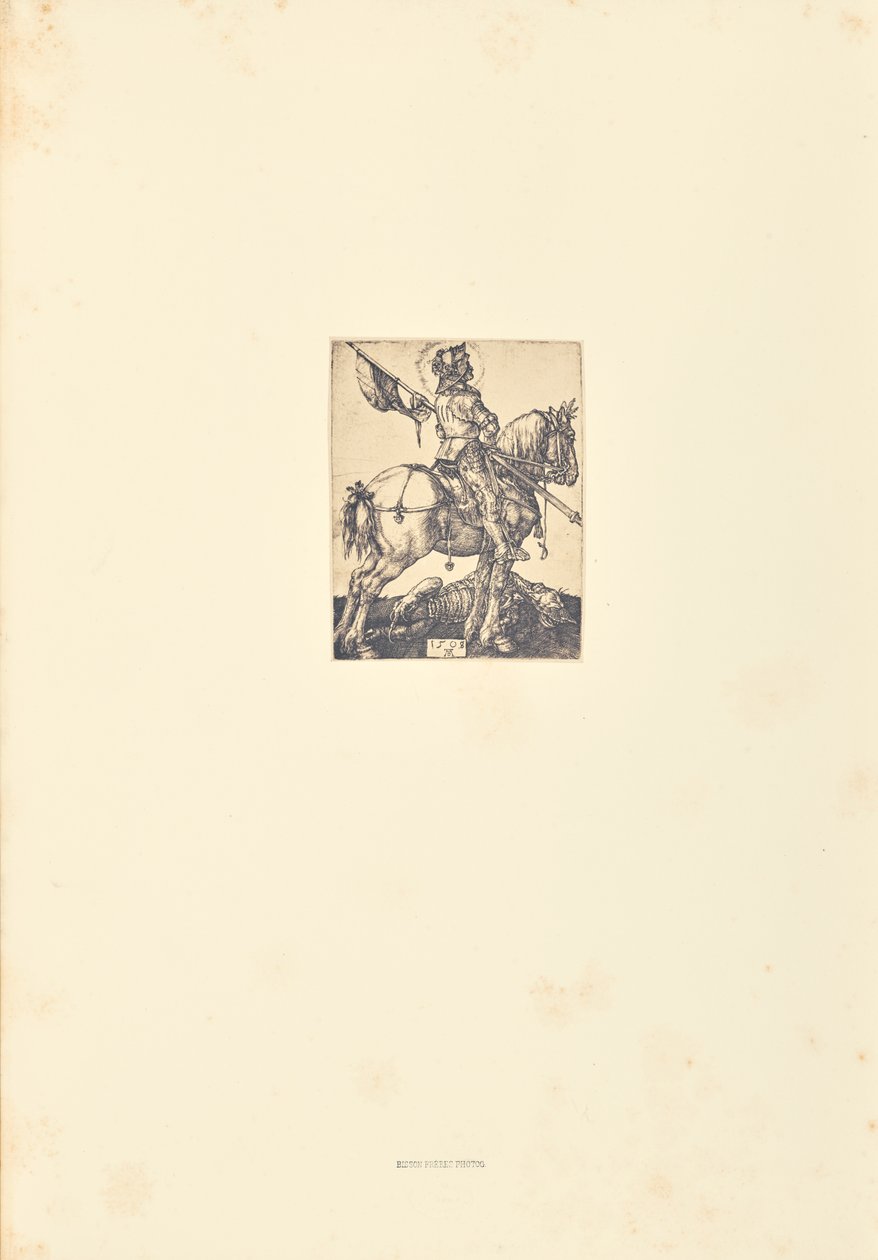 San Giorgio a cavallo da Bisson Frères