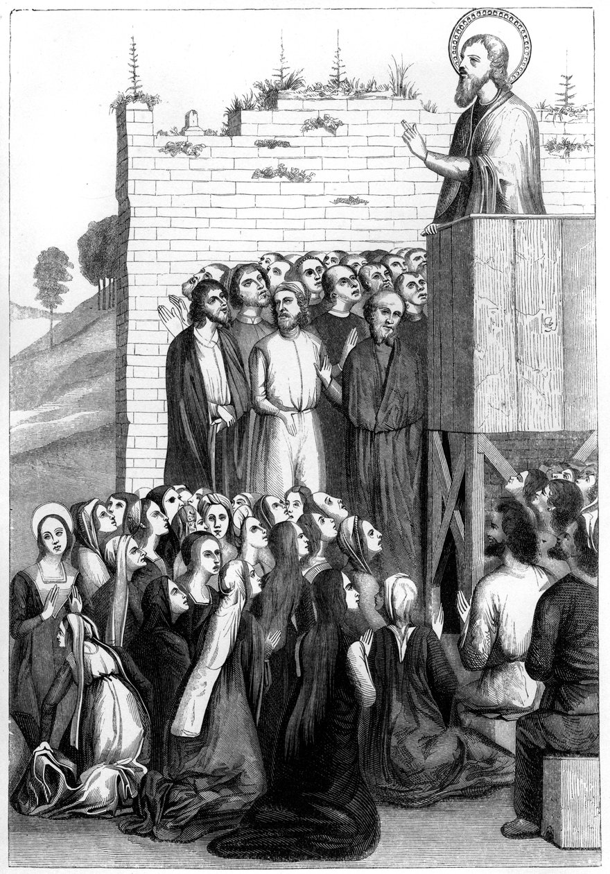 Cristo che predica, XV secolo 1849 da Bisson and Cottard