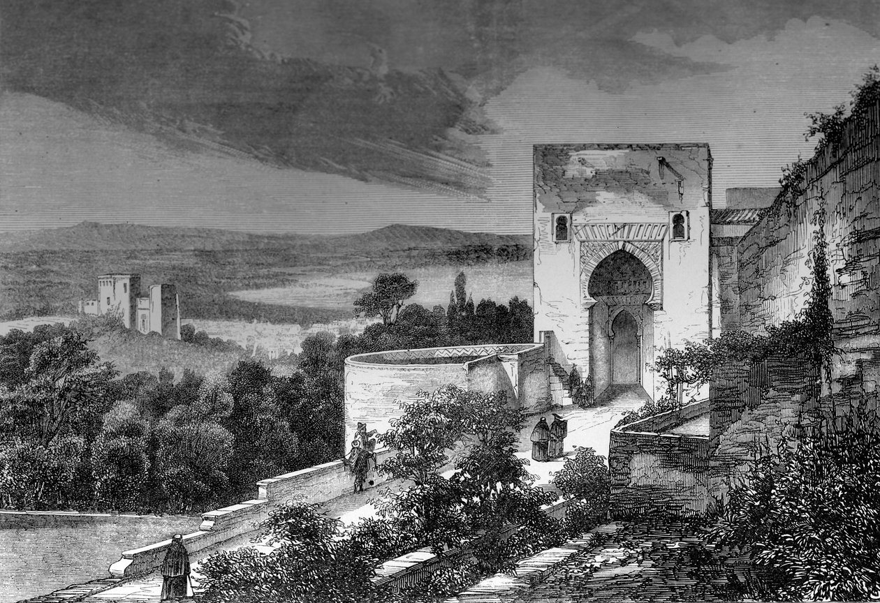 La Mezquita, Córdoba, Spagna, 1849 da Bisson and Cottard